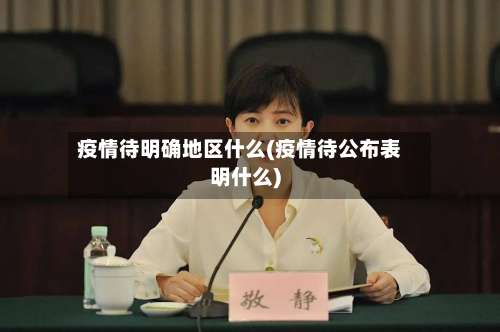 疫情待明确地区什么(疫情待公布表明什么)-第1张图片
